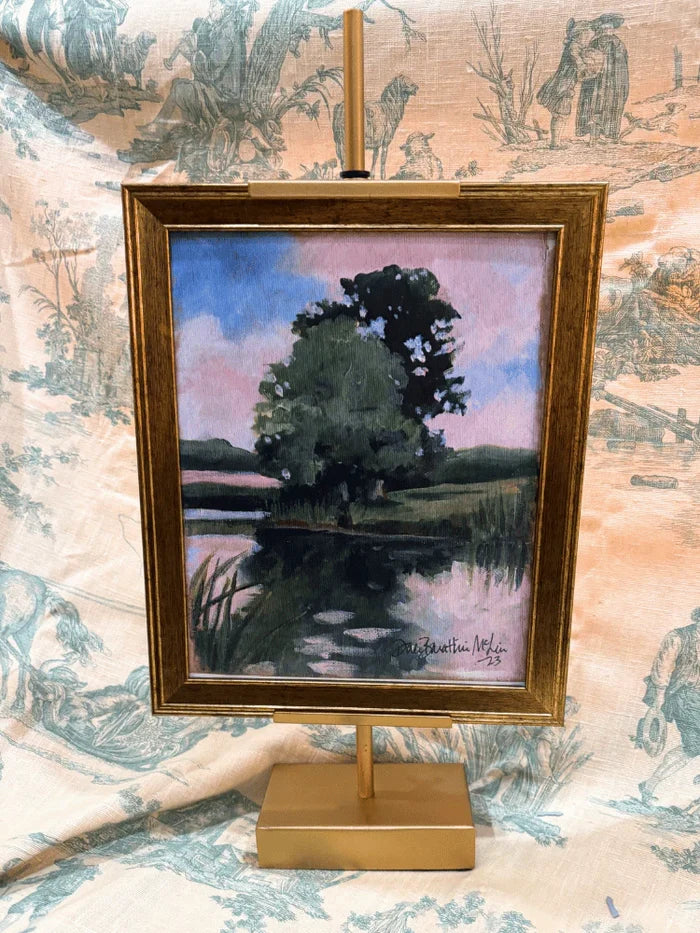 Reflections at Dusk Tabletop Art