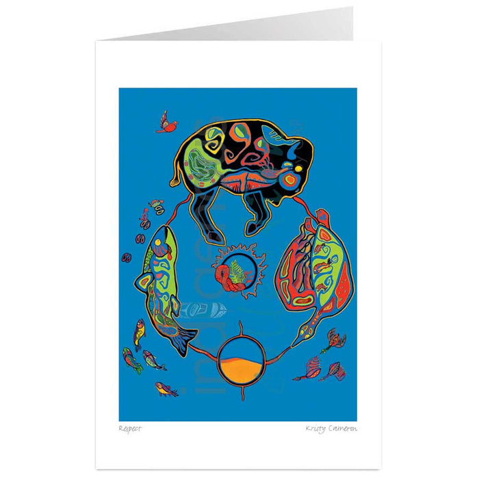 Kristy Cameron Respect Wall Art | Native Art Canada