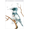 Resting King Fisher Bagged Poster
