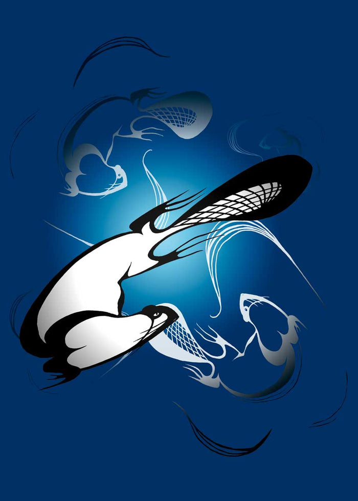 RICK BEAVER Framed Art Card Collection -  Choose from a selection of 9 different prints indigenous art gift by Rick Beaver Canada