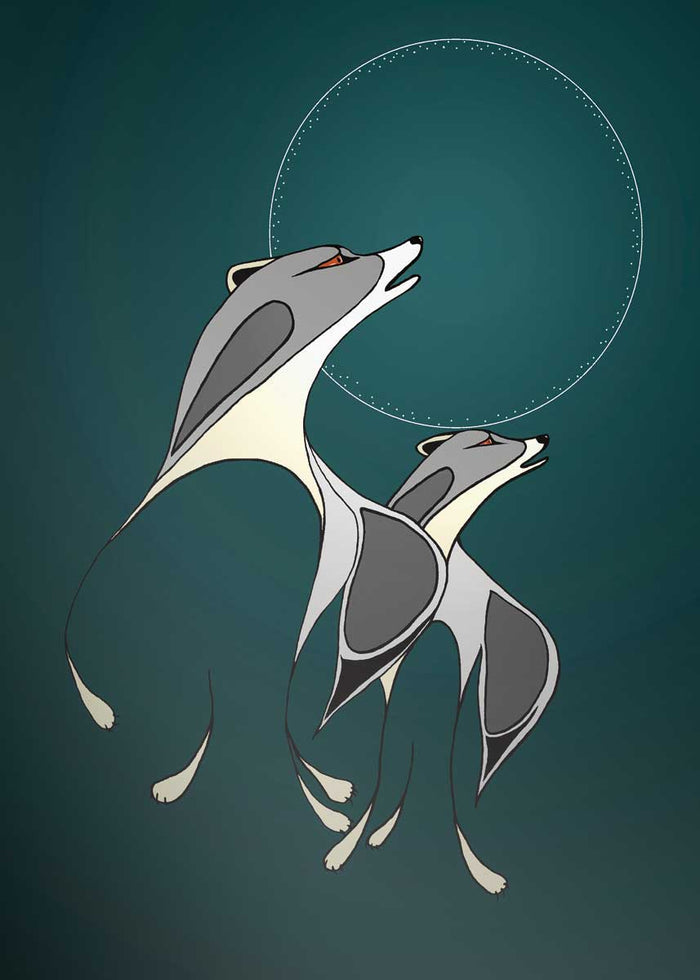 RICK BEAVER Framed Art Card Collection -  Choose from a selection of 9 different prints indigenous art gift by Rick Beaver Canada