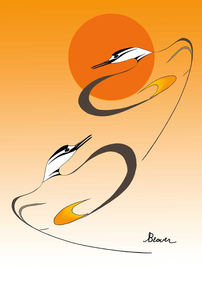 RICK BEAVER Framed Art Card Collection -  Choose from a selection of 9 different prints indigenous art gift by Rick Beaver Canada