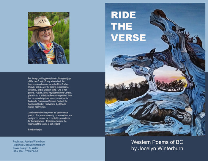 RIDE THE VERSE: Western Poems of BC by Jocelyn Winterburn indigenous art gift by North of Fifty First Nations & Métis Art Boutique Canada