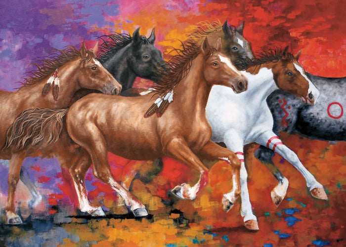 John Balloue Running Free Wall Art | Native Art Canada