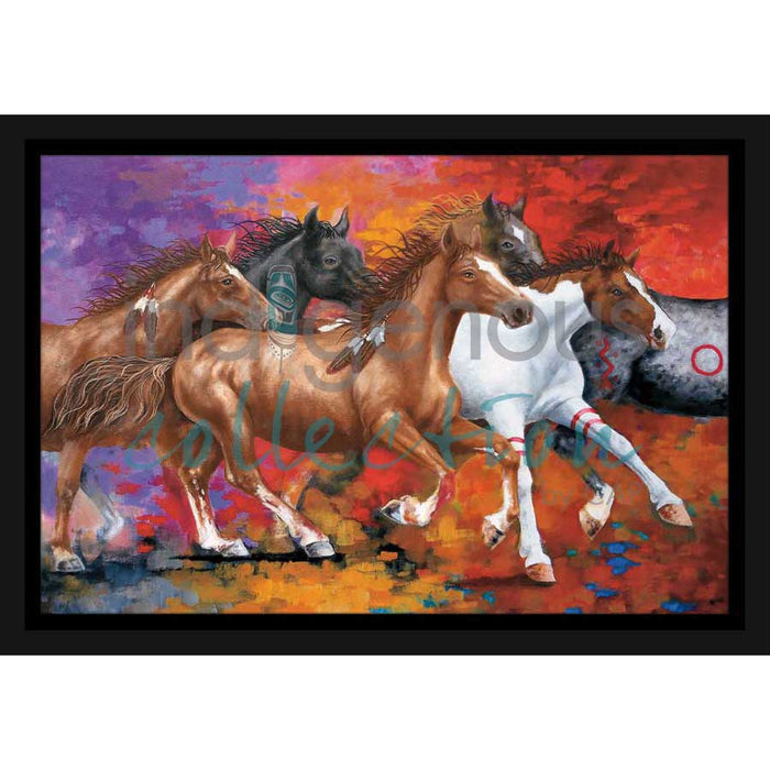 John Balloue Running Free Wall Art | Native Art Canada