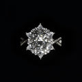 S925 Intertwined Moissanite Diamond Ring - Prong Set