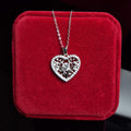 S925 Moissanite Diamond Heart Pendant & Necklace
