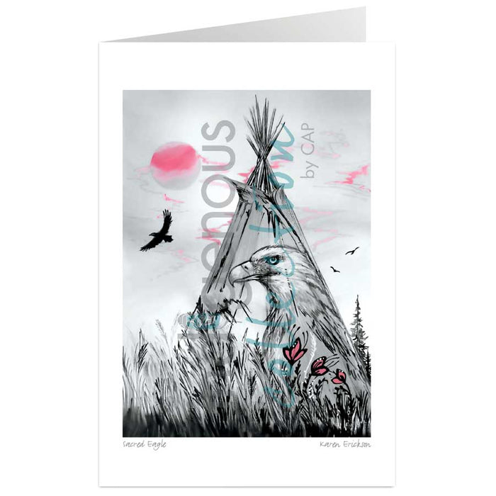 Karen Erickson Sacred Eagle Wall Art | Native Art Canada