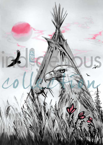 Karen Erickson Sacred Eagle Wall Art | Native Art Canada