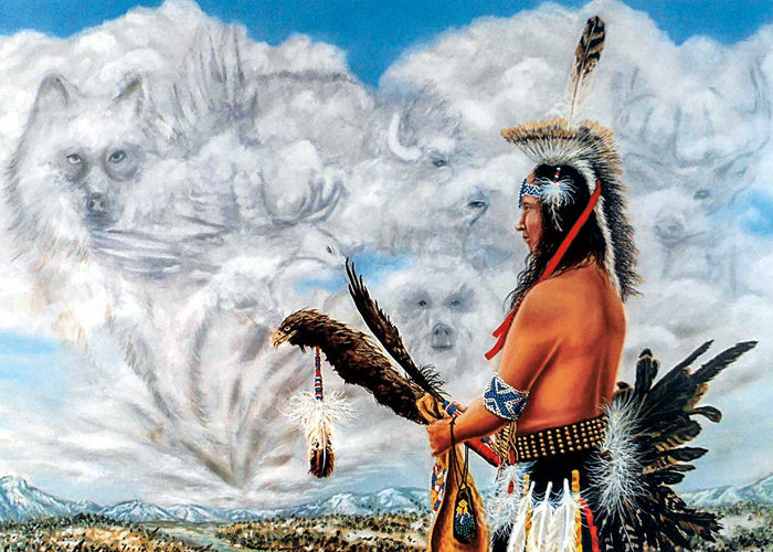 John Balloue Seeker of Wisdom Art Card | Native Art Canada