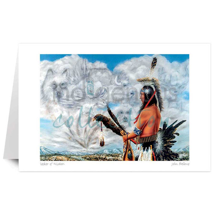 John Balloue Seeker of Wisdom Wall Art | Native Art Canada
