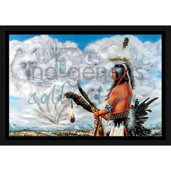 Seeker of Wisdom Wall Art by Indigenous artist, John Balloue