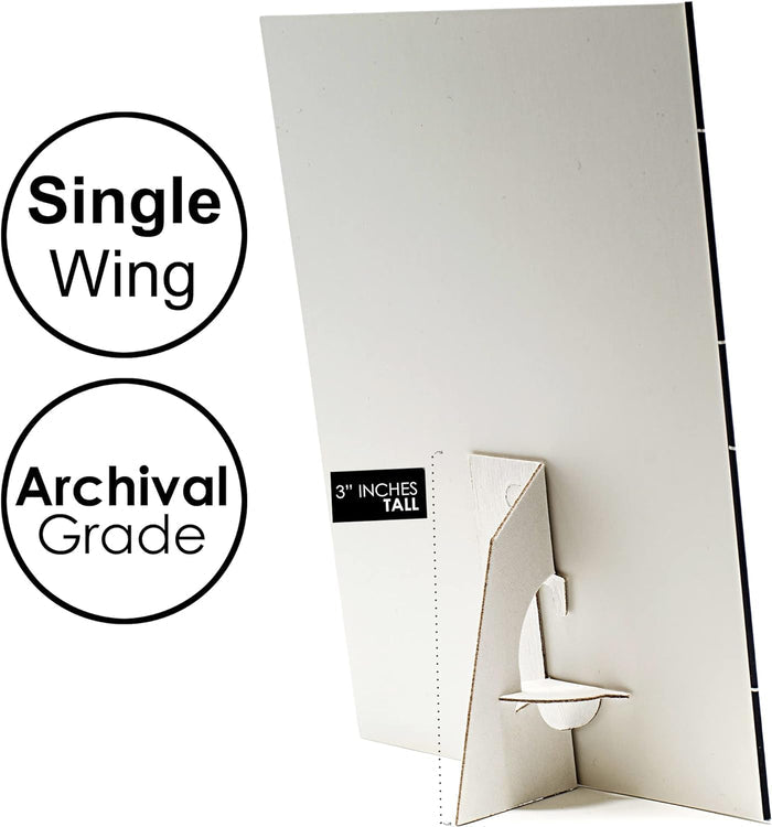 Self Stick Easel Back, Cardboard Stand Pack of 100