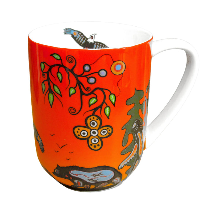 Seven Grandfather Teachings indigenous art mug by Cody Houle Canada