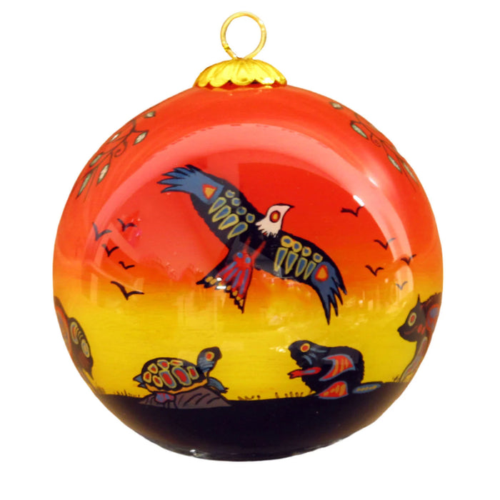 Seven Grandfather Teachings indigenous ornament by Cody Houle Canada