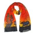 Seven Grandfather Teachings indigenous art shawl by Cody Houle Canada