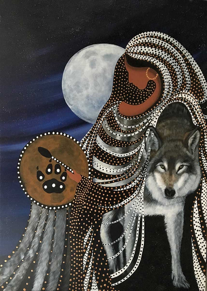 Betty Albert Shape Shifter Wall Art | Native Art Canada