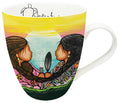 Sharing Knowledge indigenous art mug by Jackie Traverse Canada
