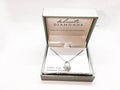 Silver Heart Padlock Chain