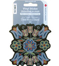 Silver Threads Large Vinyl sticker (4" x 4") by Métis Artist, Deb Malcolm indigenous art gift by Deb Malcolm Canada