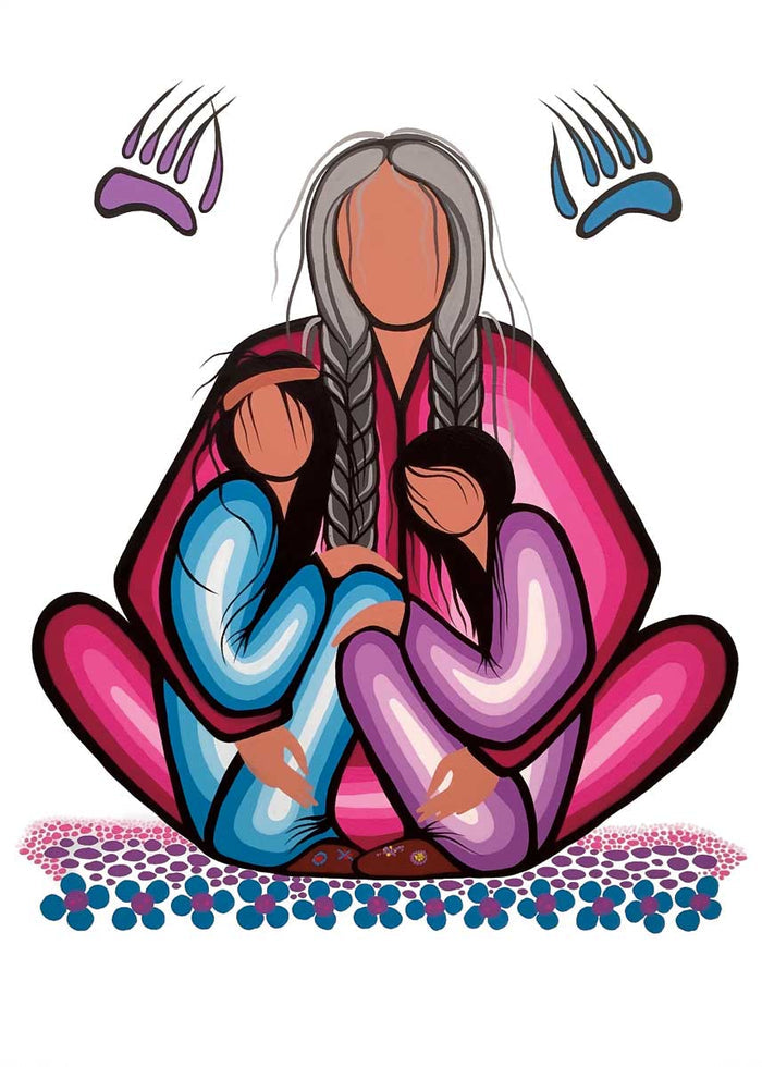 SIMONE MCLEOD Framed Art Card Collection - Choose from a selection of 19 different prints indigenous art gift by Simone McLeod Canada