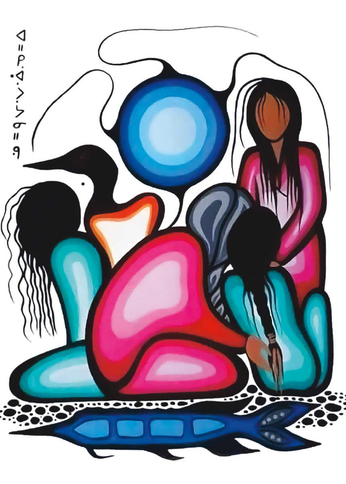 SIMONE MCLEOD Framed Art Card Collection - Choose from a selection of 19 different prints indigenous art gift by Simone McLeod Canada