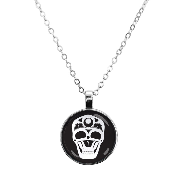 Skull indigenous art gift by James Johnson Canada