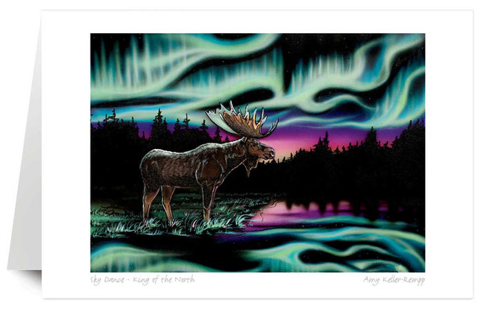 Amy Keller-Rempp Sky Dance - King of the North Wall Art | Native Art Canada
