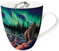 Sky Dance - Northern Light indigenous art mug by Amy Keller Rempp Canada
