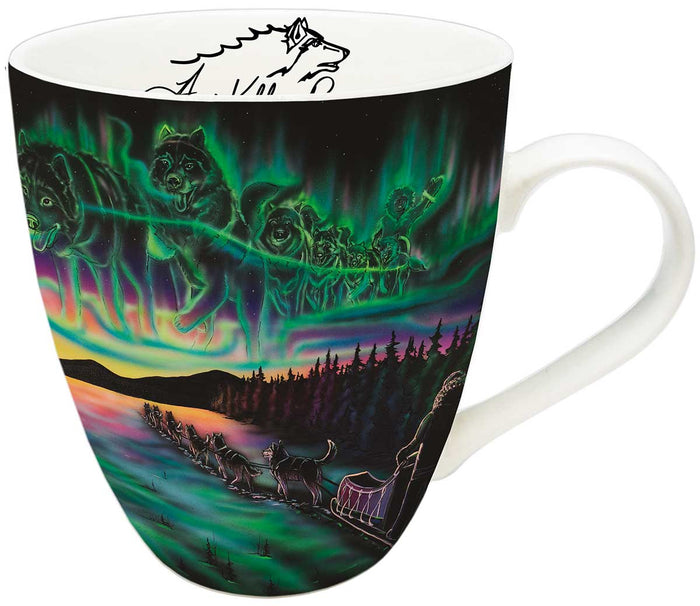 Sky Dance - Traditional Pathways indigenous art mug by Amy Keller Rempp Canada