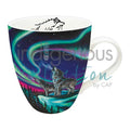Sky Dance - Wolf Song indigenous art mug by Amy Keller Rempp Canada