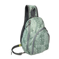 Sling Back Pack, Urban Wolf, Maynard Johnny Jr indigenous art gift by Maynard Johnny Jr Canada