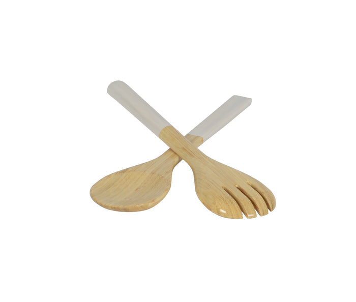 Small Bamboo Salad Servers