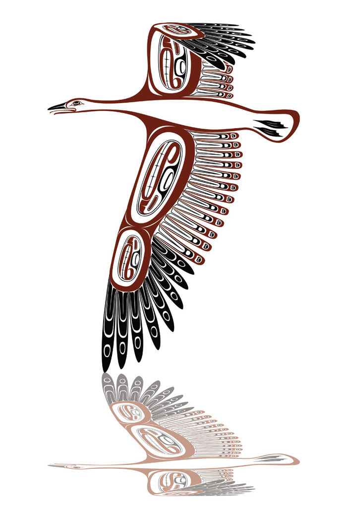 Todd Baker Snow Goose Wall Art | Native Art Canada
