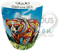 Spirit Bear indigenous art mug by Stephanie White Canada