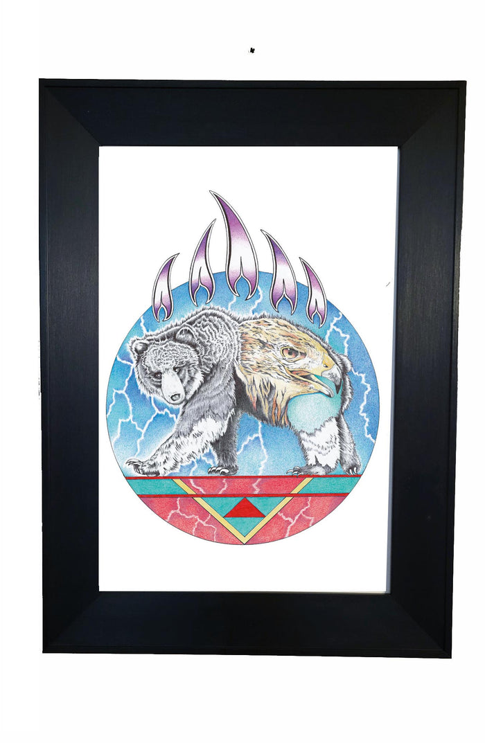 Hubert V. Billy Spirit Bear Wall Art | Native Art Canada