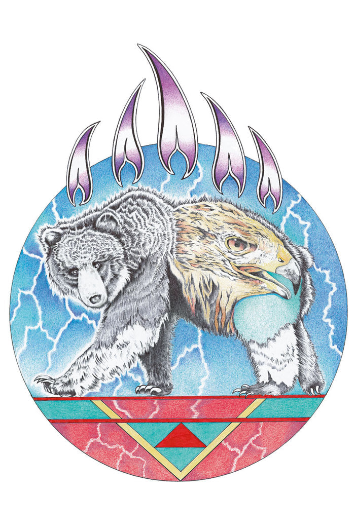 Hubert V. Billy Spirit Bear Wall Art | Native Art Canada