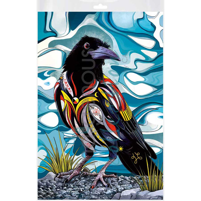 Spirit Crow Bagged Poster