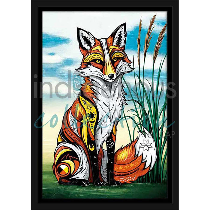 Stephanie White Spirit Fox Wall Art | Native Art Canada
