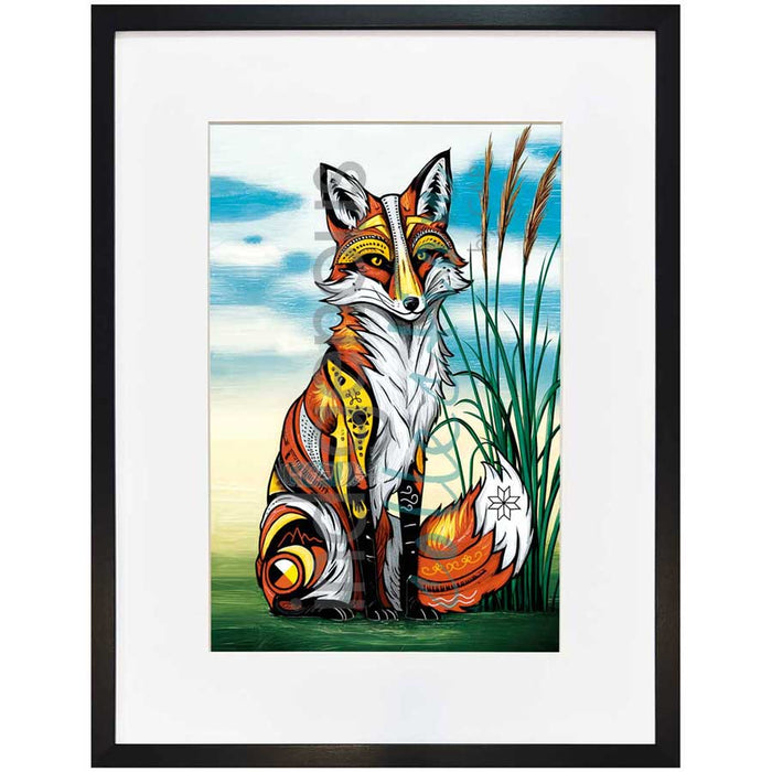 Stephanie White Spirit Fox Wall Art | Native Art Canada
