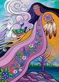 Pam Cailloux Spirit Guide Art Card | Native Art Canada