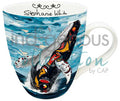 Spirit Whale indigenous art mug by Stephanie White Canada