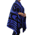 Spirit Wolf indigenous art shawl by Paul Windsor Canada