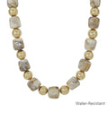Square Bead Necklace