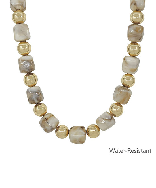 Square Bead Necklace