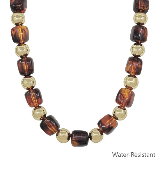 Square Bead Necklace