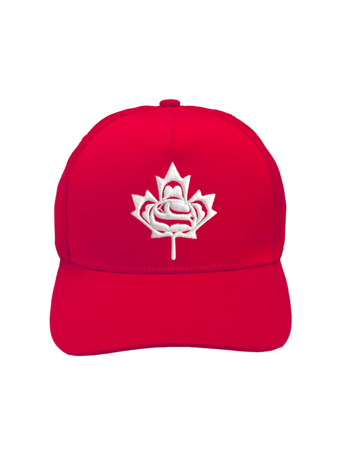 Standing Together Embroidered Baseball Cap by Curtis Wilson indigenous art gift by Curtis Wilson Canada