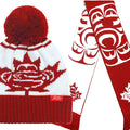 Standing Together Knit scarf and toque set by Curtis Wilson