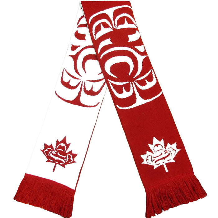 Standing Together Knit scarf and toque set by Curtis Wilson