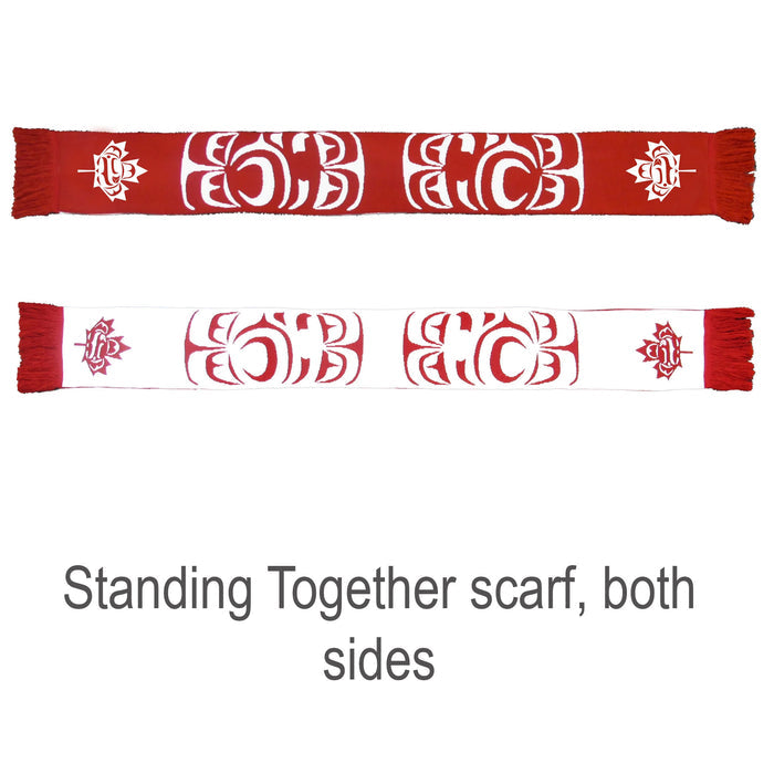 Standing Together Knit scarf and toque set by Curtis Wilson